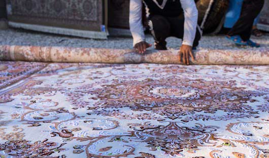روش اصولی لول کردن قالی در قالیشویی مرکز تهران  